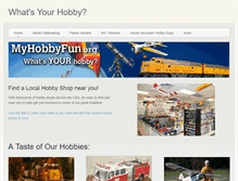 Tablet Screenshot of myhobbyfun.org